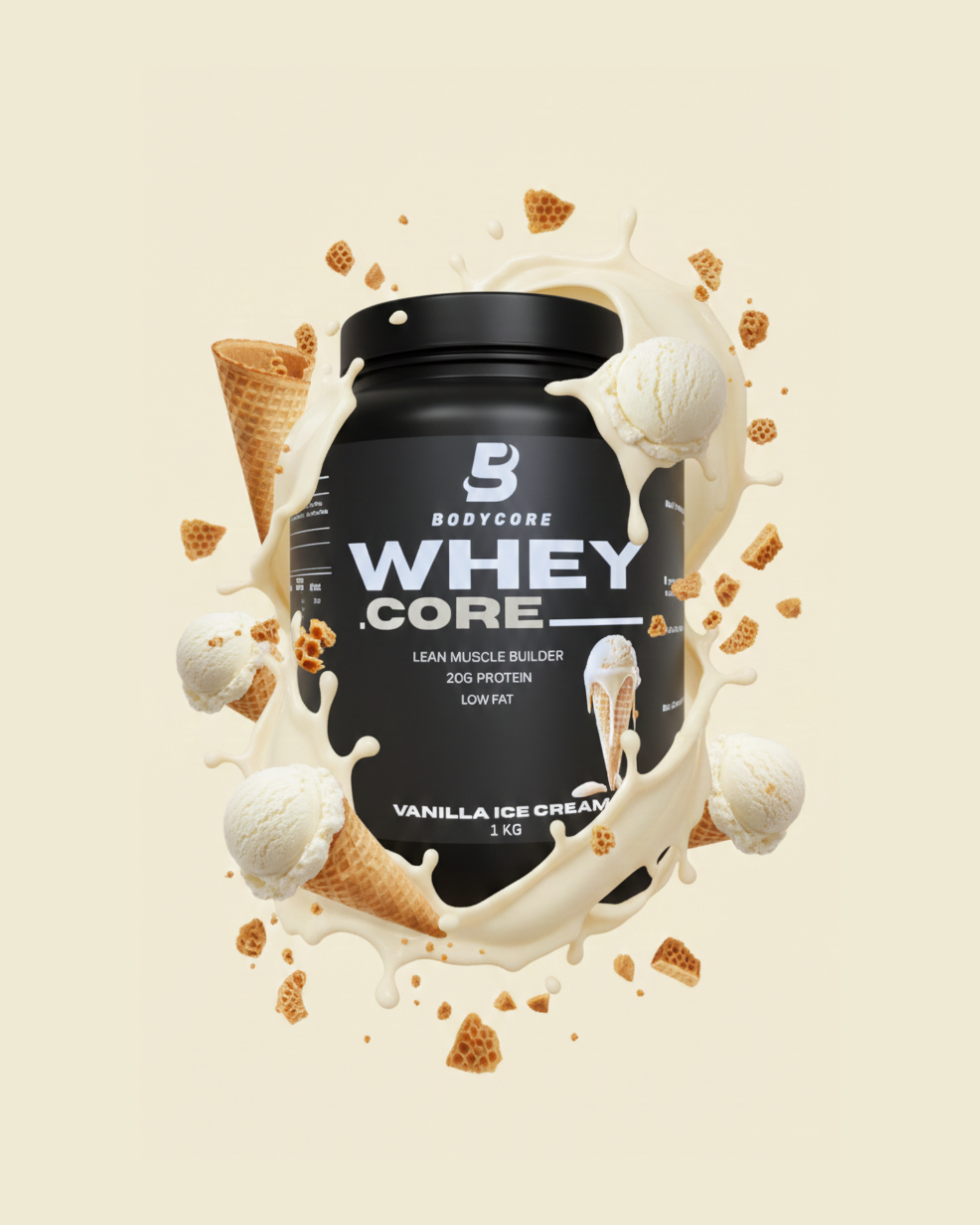 Vanilla Ice Cream Premium Whey Protein