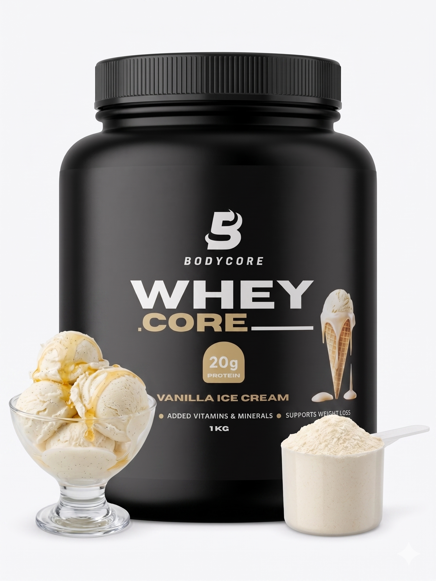 Vanilla Ice Cream Premium Whey Protein